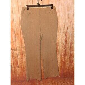 Time & Tru Khaki Straight Leg Dress Pants Sz 16